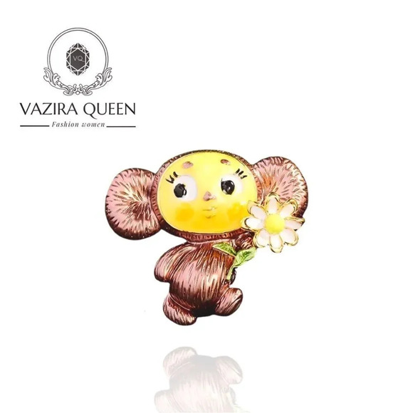 VQ Cheburashka Brooch - Picture 1 of 6